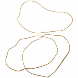 BOÎTE DE 100 G DE BRACELETS BLONDS ÉTROITS, 180 MM