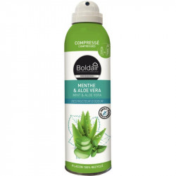 BOMBE DÉSODORISANT D''INTÉRIEUR COMPRESSÉ 250ML MENTHE ET ALOE VERA