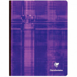 CAHIER  BROCHE 17x22 192 P.SEYES 90G 9741C CLAIREFONTAINE FAB France