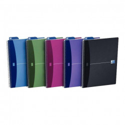 CAHIER SPIRALE A4 180P 5X5 90G PP URBAN MIX REF35-12-04 OXFORD 100101421