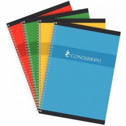 CAHIER SPIRALE A4 SEYES 180P 70G 21x29,7 *FAB FRANCE* CONQUERANT ECOLABEL