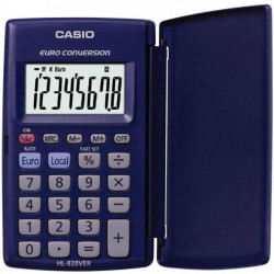 CALCULATRICE DE POCHE CASIO 8 CHIFFRES HL820VER