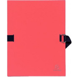 CHEMISE À DOS EXTENSIBLE AVEC SANGLE  FORMAT 24X32 QUALITÉ TOILÉE ROUGE