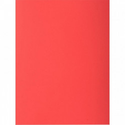 CHEMISES ROUGE PQT 50 2 RABATS 210G ROCK'S 220 FORMAT 24X32 CM