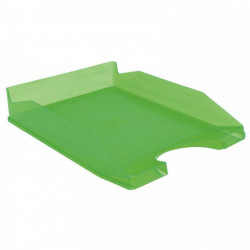 CORBEILLE VERT COURRIER TRANSPARENT  H6,5CM  FAPI BY  93-19