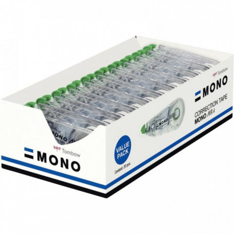 CORRECTEUR MONO AIR BTE DE 15 + 5 OFFERTS 74 % RECYCLE  TOMBOW