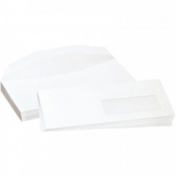 ENVELOPPES**BTE1000* MISE SOUSPLI  BLANCHES C5 162X229 80G/M² F.45X100 GOMMEE