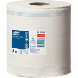 ESSUIE-TOUT BOBINE À DÉVIDAGE TORK 121206  CENTRAL *PQT 6*C M2  2 PLIS 160M 457F  RÉSISTANTE  ABSORBANT 100% RECYCLE  FSC ECOLAB