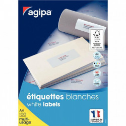 ETIQUETTE 105X148.5 *BTE400* POSE EXPRESS  PEFC AGIPA 119014 FAB FRANCE