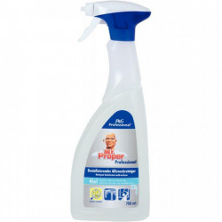 NETTOYANT DÉSINFECTANT MULTI-SURFACES SPRAY 750ML EN14476 MR PROPRE PROFESSIONNE