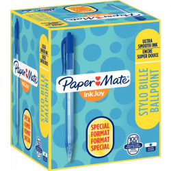 PACK BLEU 80 STYLO BILLE INKJOY 100RT + 20 GRATUITS PAPERMATE S0977440