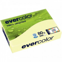 PAPIER A4 80G  RECYCLÉ JAUNE R500F EVERCOLOR