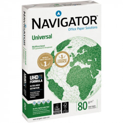 PAPIER **R500F** A3 80G BLANC NAVIGATOR CIE169 ECOLABEL FSC DONT ECOFOLIO 0.26CTS