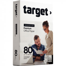 PAPIER **R500F**BLANC 80G DE FORMAT A4 TARGET EXECUTIVE ecolabel/fsc cie171