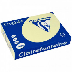 PAQUET DE 250 FEUILLES DE PAPIER 160G DE FORMAT A3 CANARI TROPHEE CLAIREFONTAINE