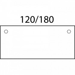 PLAN DROIT CAROLINE FAB FR L120 X P.80CM PLATEAU CHÊNE BRUNSWICK / PIÈTEMENT ANTHRACITE GAR 5ANS