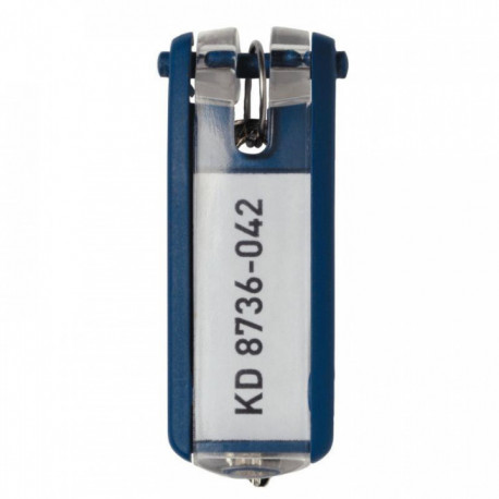 SACHET DE 6 PORTE-CLÉS KEY CLIP BLEU FONCÉ