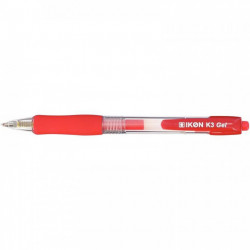 STYLO GEL RETRACTABLE 0,7 MM ROUGE K3-02