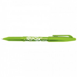 STYLO PILOT FRIXION VERT BALL 0,7MM CITRON  EFFACABLE AVEC LE BOUT DU STYLO