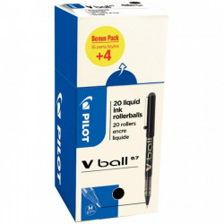 STYLO V BALL NOIR VB7 **VALUE PACK 16+4** 3131910520016