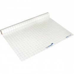 ROULEAU DE 25 FEUILLES STATIQUES MAGIC-CHART BLANC QUADRILLÉ 60X80CM