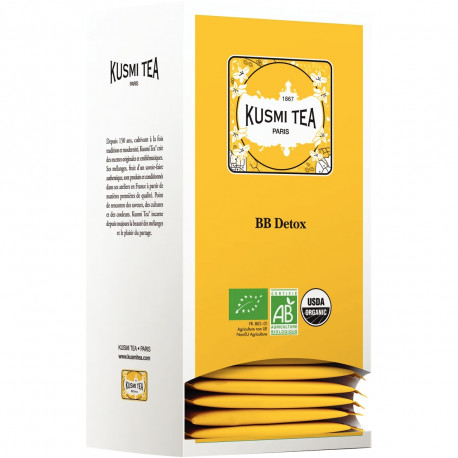 BOITE DE 25 SACHET DE THÉ BB DETOX KUSMI TEA