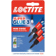 BLISTER DE 3 TUBES COLLE 1G SUPERGLUE 3