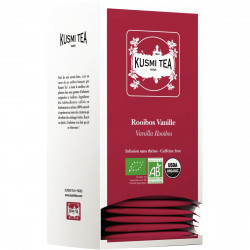 BOITE DE 25 SACHETS ROOIBOS VANILLE KUSMI TEA