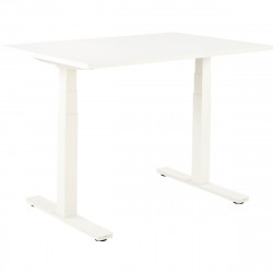 BUREAU ASSIS DEBOUT L120 CM BOOST PLATEAU BLANC/ PIÈTEMENT BLANC