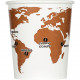 PAQUET DE 60 GOBELETS WORLD MAP 29 CL