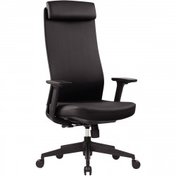 FAUTEUIL MTGA55X CUIR NOIR