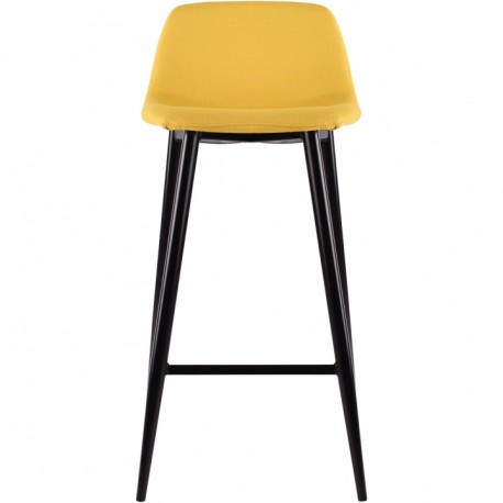 LOT DE 2 TABOURETS MUST JAUNE SAFRAN