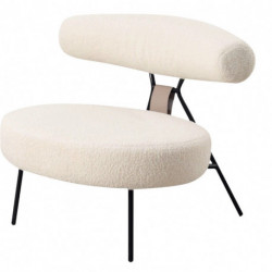 FAUTEUIL TEDDY BLANC