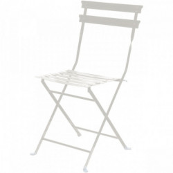 LOT DE 2 CHAISES PLIANTES EDEN BLANC