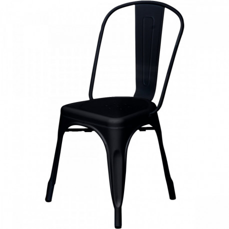 LOT DE 2 CHAISES URBAN NOIR