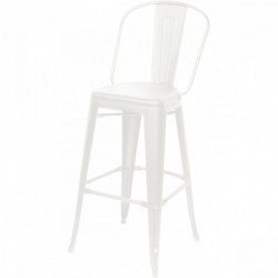 LOT DE 2 TABOURETS URBAN BLANC