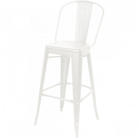 LOT DE 2 TABOURETS URBAN BLANC