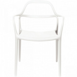 LOT DE 2 CHAISES NOVA BLANC