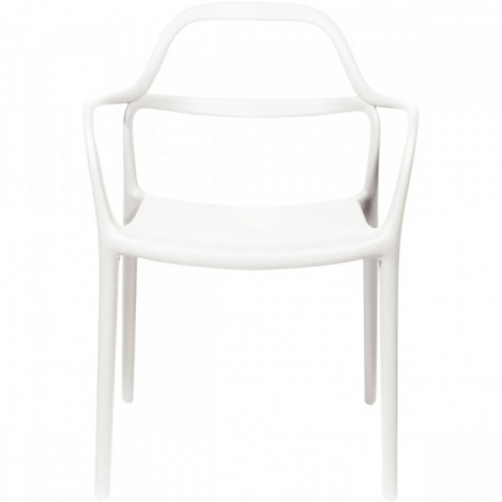 LOT DE 2 CHAISES NOVA BLANC