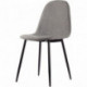 LOT DE 2 CHAISES MUST GRIS