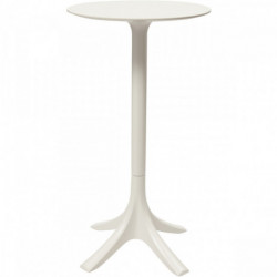 TABLE HAUTE BEEZ BLANC