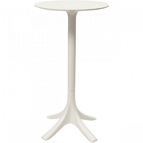 TABLE HAUTE BEEZ BLANC