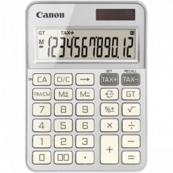 MACHINE A CALCULER POUR BUREAU 12 CHIFFRES CANON KS-125KB ARGENT