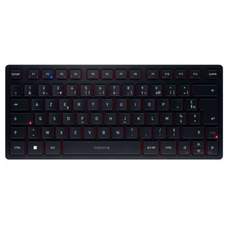 CLAVIER COMPACT SANS FIL RECHARGEABLE CHERRY NOIR