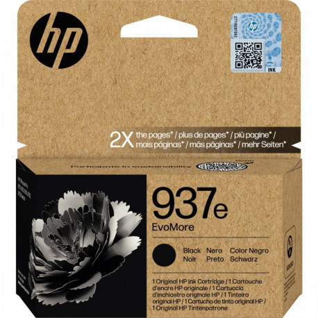 HP 937E CARTOUCHE D'ENCRE NOIR HAUTE CAPACITÉ AUTHENTIQUE (4S6W9NE)