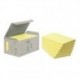 TOUR 6 BLOCS POSTIT RECYCLE 76x127 MM  JAUNE